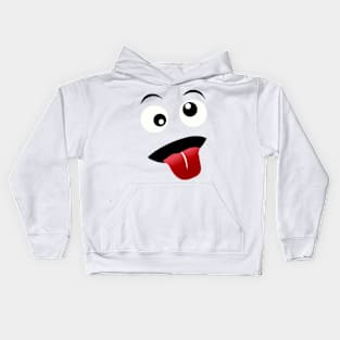 Emoji - mad face Kids Hoodie